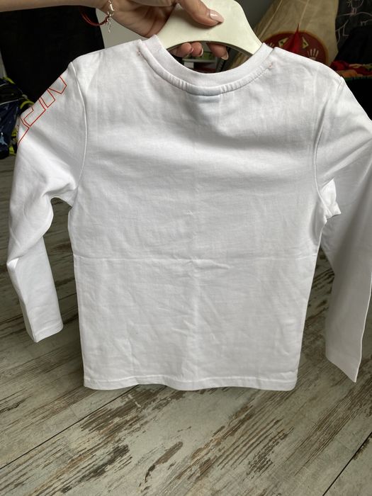 Nerf biala koszulka bluzka na długi rękaw nowa tshirt