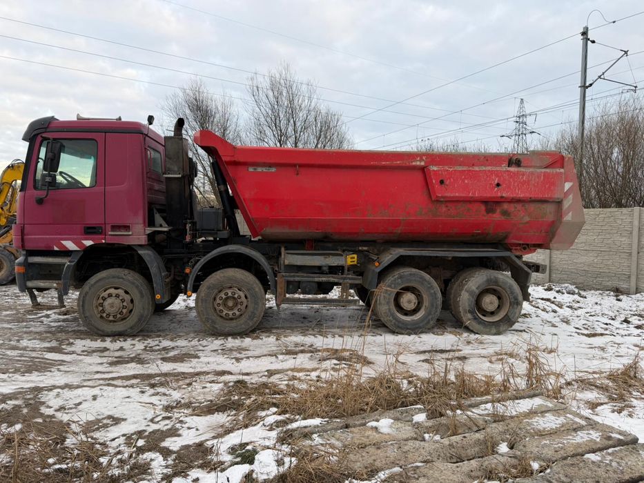 Wywrotka Mercedes Actros 4140, 8x6 Meiller! Hydroklapa