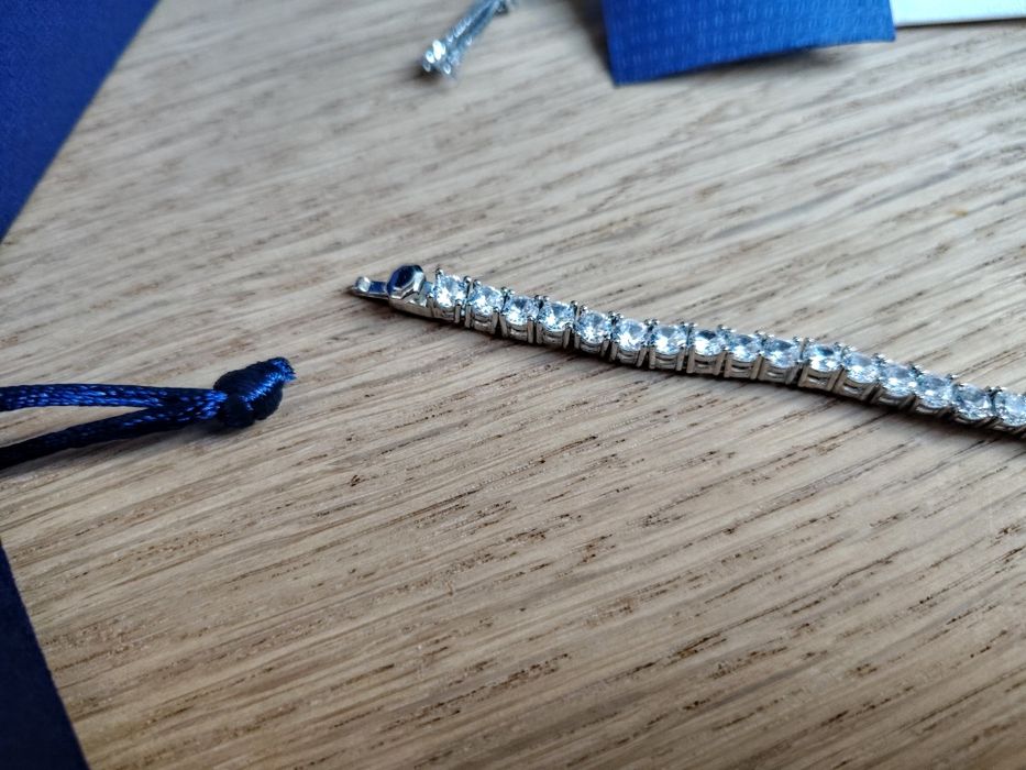 MATRIX tennis Swarovski srebrna