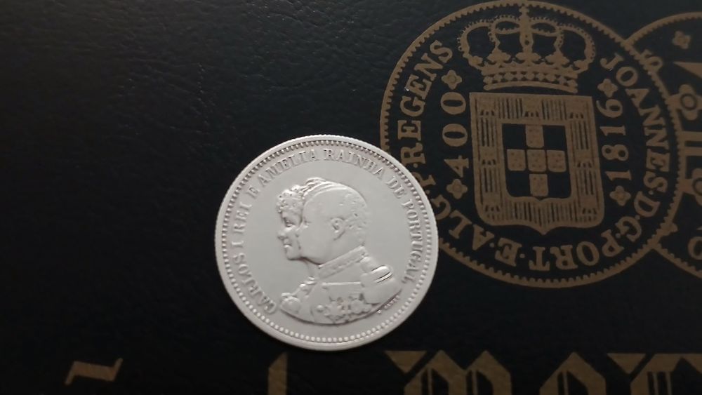 Moeda de prata 200 Reis de 1898