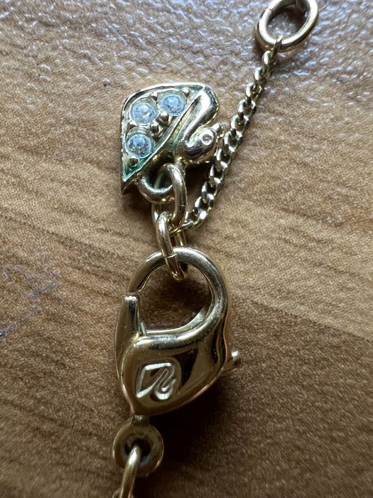 Swarovski - naszyjnik w kolorze złotym