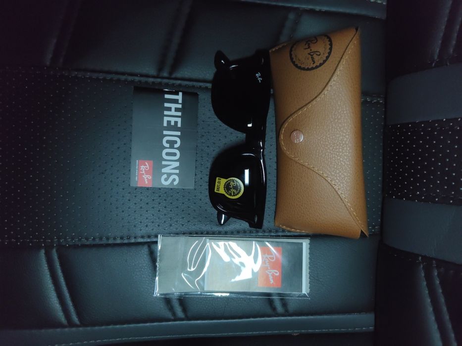 Okulary Ray-Ban Czarne przeciwsłoneczne męskie