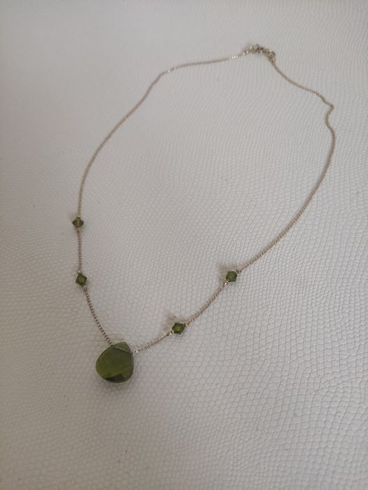 Łańcuszek pozłacany Swarowski