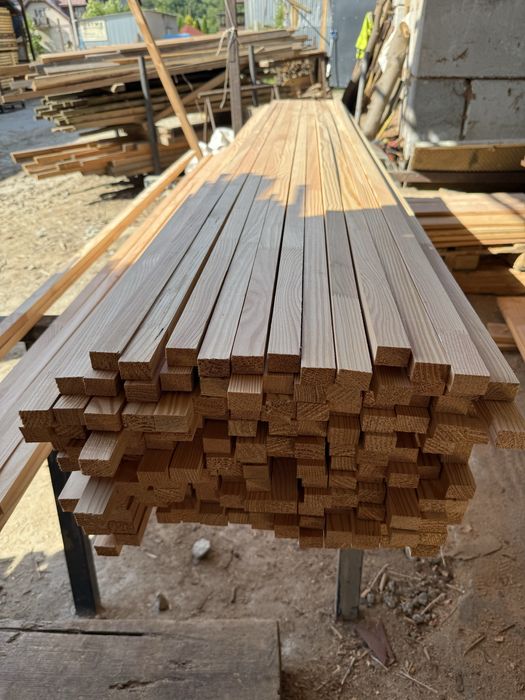 Lamele drewniane modrzew