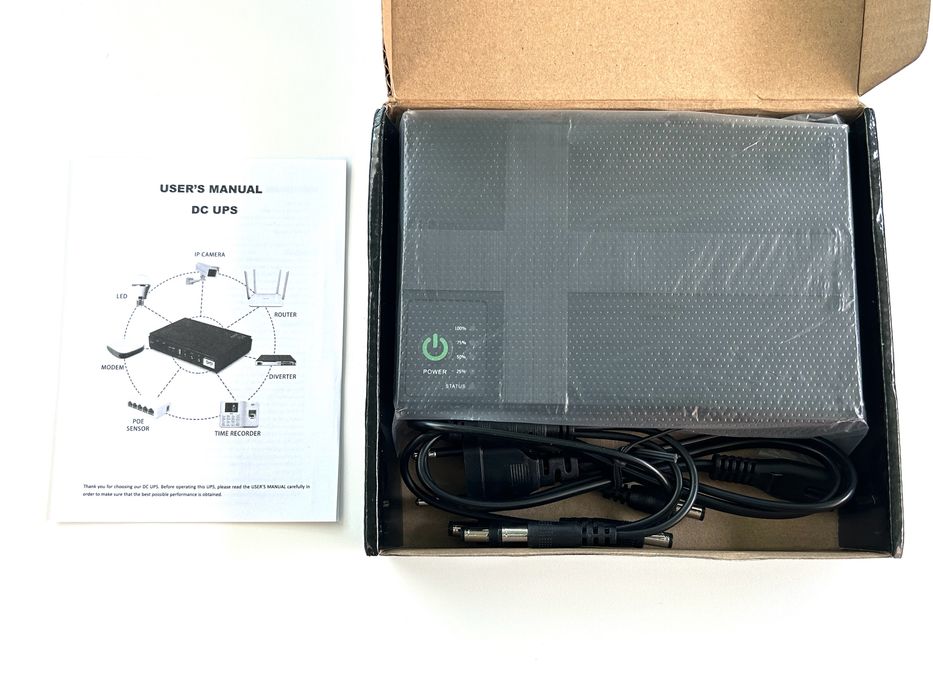 Бесперебойник для роутера WI-Fi 12V/9V/5v ИБП UPS