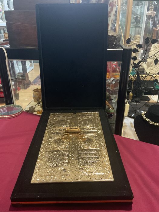Kaaba dor porta peça decorativa muçulmana estojo 28 cm17 cm