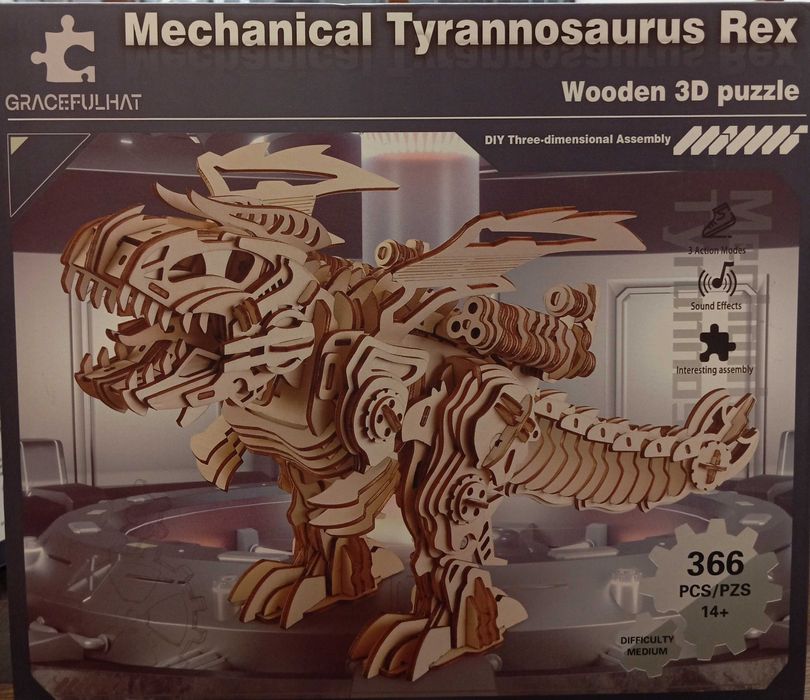 T-rex dinossauro de montar anda e faz barulho