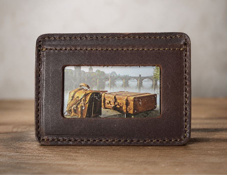 Кошелёк Saddleback Leather ID Wallet-оригинал, кожа, минимализм, стиль