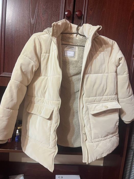 LCW Kids Базовое Пальто С Капюшоном Для Девочек