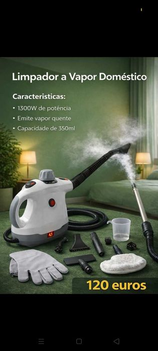 Limpador a vapor. Oportunidades