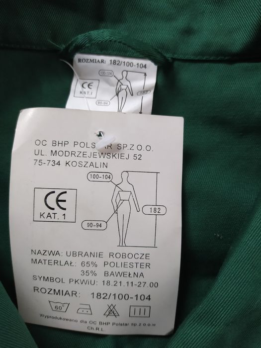 Bluza robocza  męska  ciemno zielona