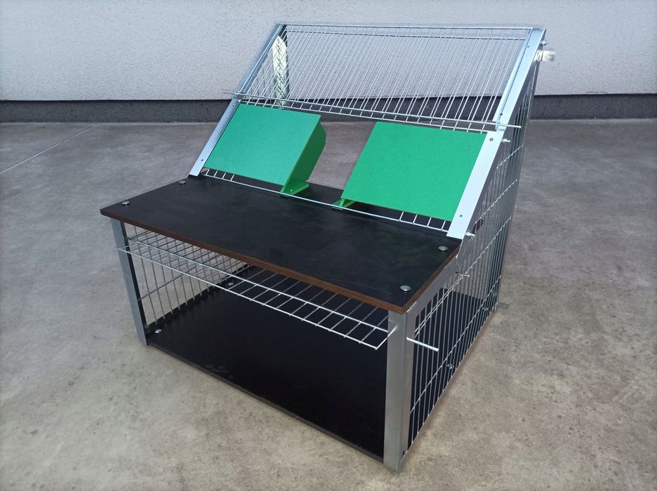 Wlot-Wylot Belgijski dla gołębi z drewnianą podłogą 60cm