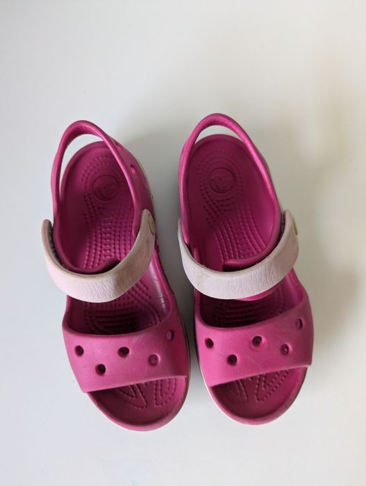 Sandały Crocs C 12 różowe