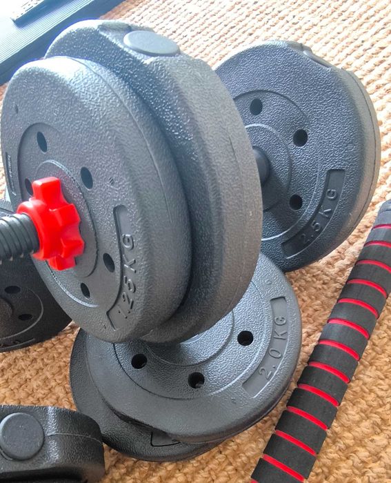 Kit de halteres 11,5kg cada