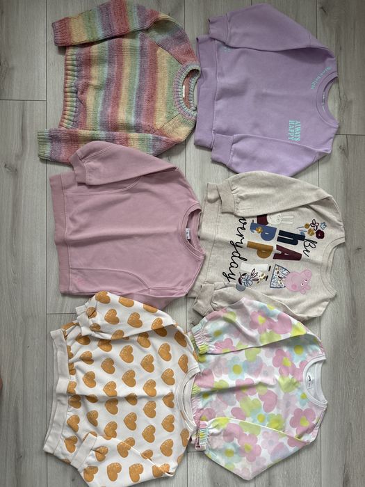 Костюм кофти штани лосіни для дівчинки 4-5 років