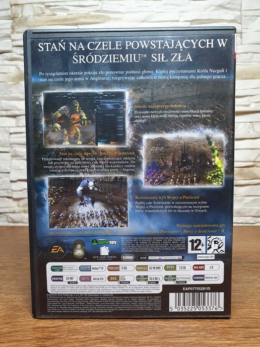 WP: Bitwa o Śródziemie II 2: KRÓL NAZGULI - polskie wyd. premierowe PL