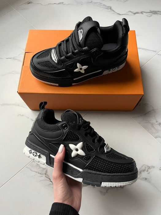 36-45 Louis Vuitton Skate Sneaker Black White: 2 999 грн