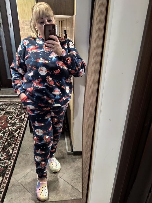 Теплющий  костюм Санто Клаусом