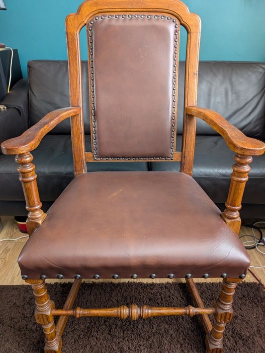 2 x krzesłofotele skóra