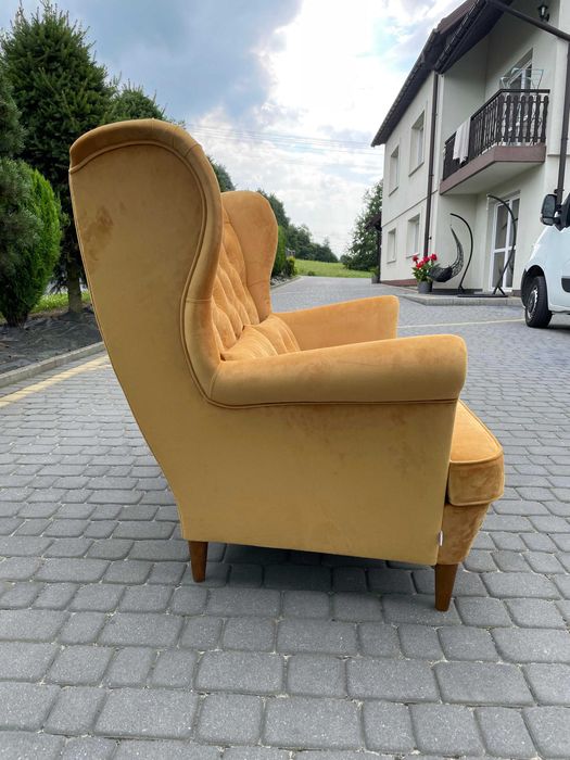 Sofa Uszak | Musztardowa | Polski Producent