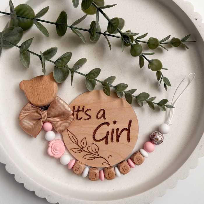 Zawieszka do smoczka z imieniem