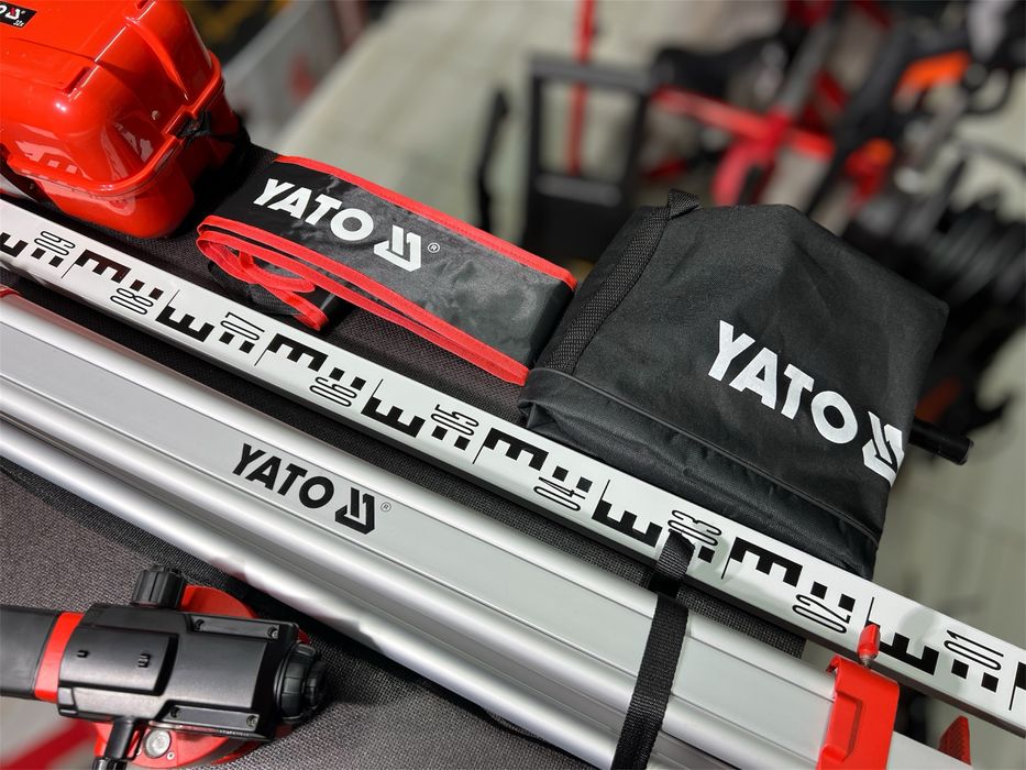 Оптический нивелир YATO + Рейка 5 м Алюминиевый штатив Гарантия