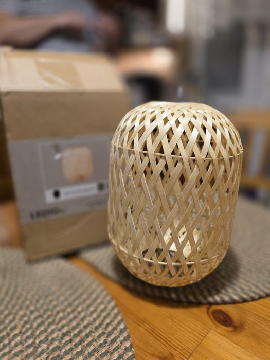 Ledigo klosz boho bambusowy wysokość 19 cm