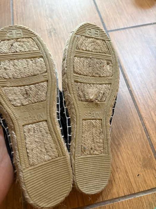 Hiszpańskie espadryle nowe 24cm