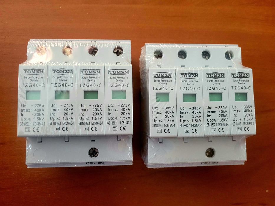 TOMZN ОПН AC 2Р 4Р 275V 385V 420V грозозахист змінного струму ПЗІП