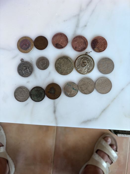 Moedas de varios paises