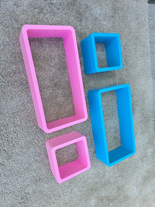 Półki wiszące kolorowe 4 szt.