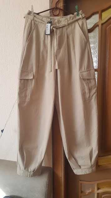 Штани широкі х\б