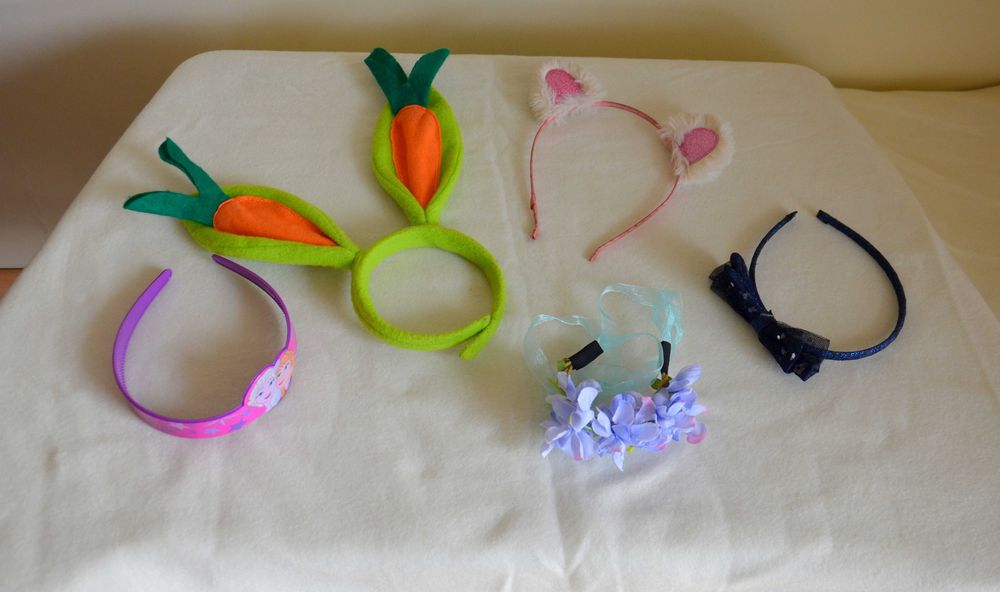 Opaski do włosów,na włosy dla dziewczynki mix zestaw