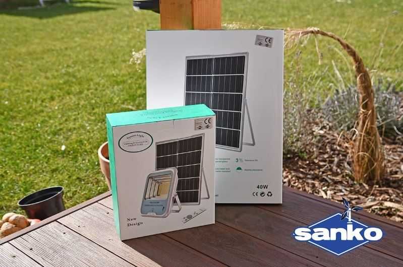 Lampa solarna SANKO LED E5 (200W) + panel słoneczny 40W