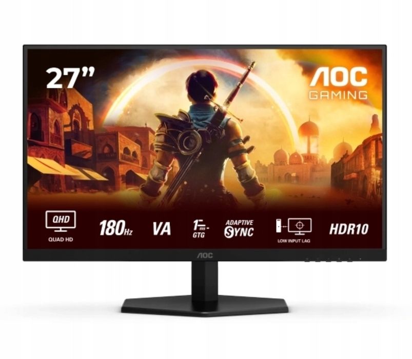 Monitor gamingowy 2K 27 cali AOC Q27G42XNE Fast VA 180Hz 0,5ms MPRT