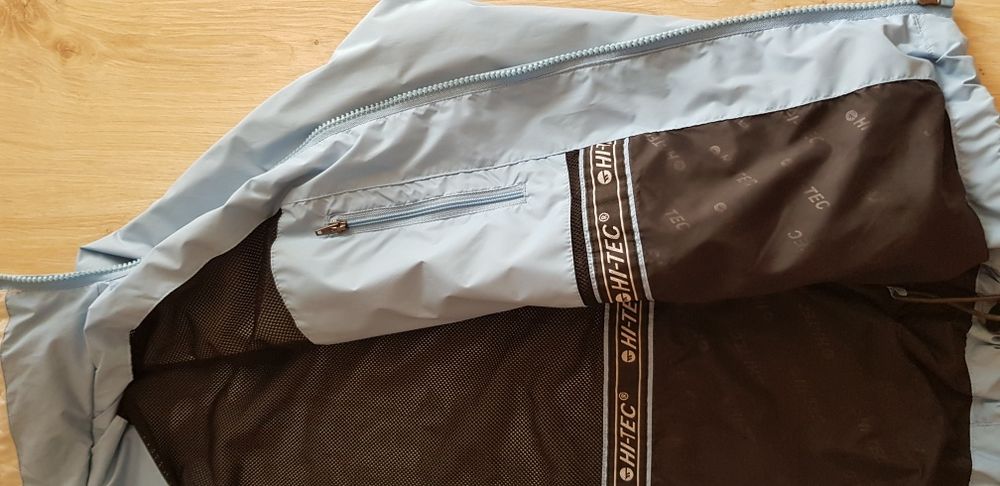 HiTec kurtka letnia przeciwdeszczowa jasnoniebieska