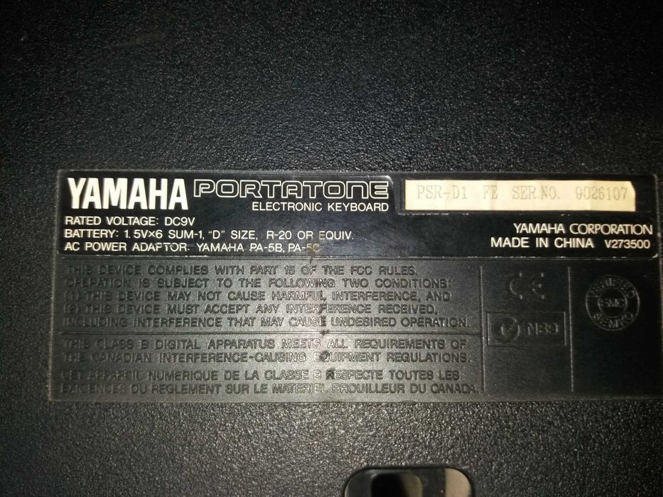 Синтезатор Yamaha PSR D-1