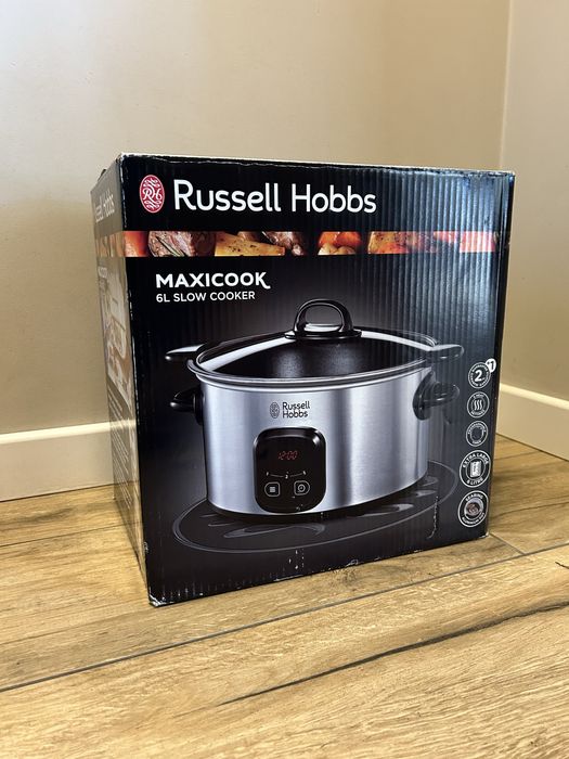Wolnowar Russell Hobbs MaxiCook 6 l srebrny/szary 200 W