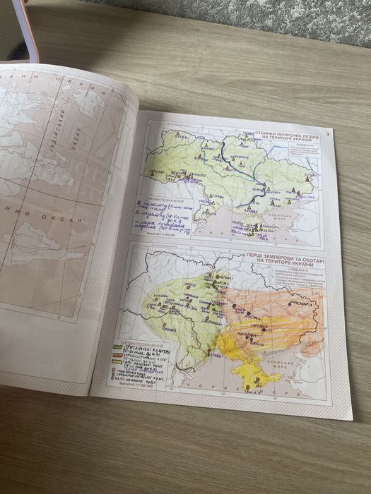 контурна карта з історії 6 клас