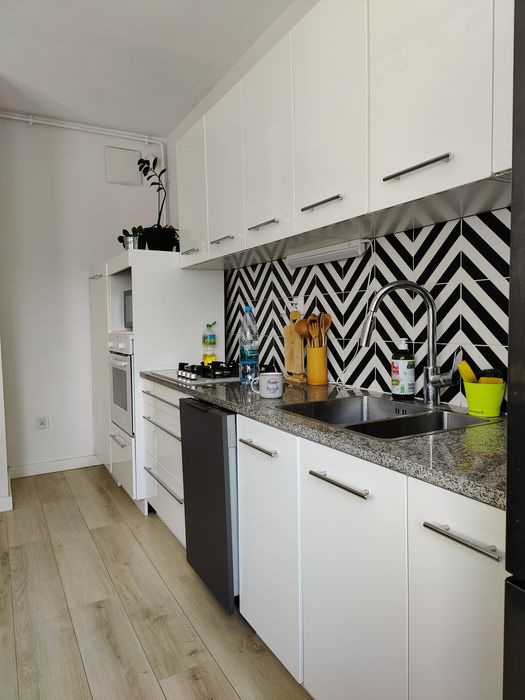 Kuchnia biały połysk, używana