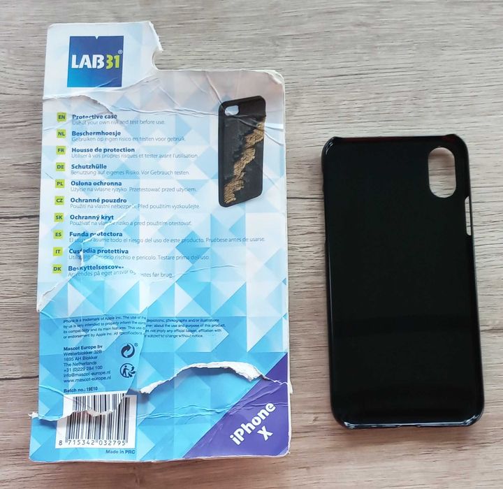 Nowe etui case obudowa na telefon LAB31 Apple iPhone X XS cekiny