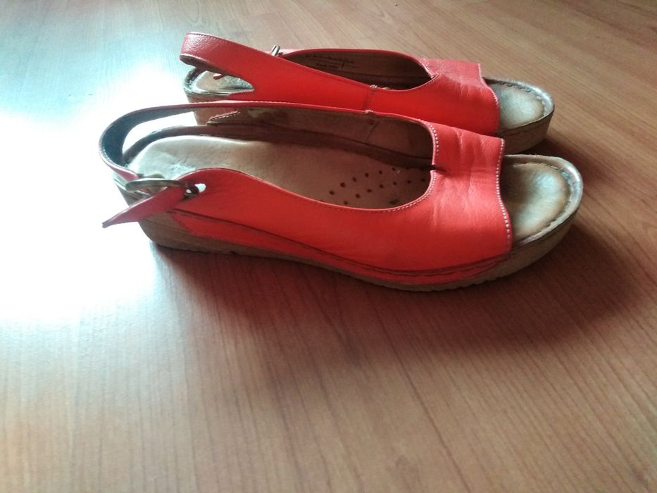 Skórzane sandałki Maciejka Polska firma