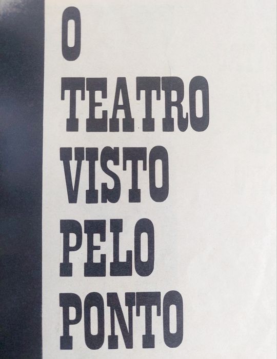 O Teatro visto pelo PONTO