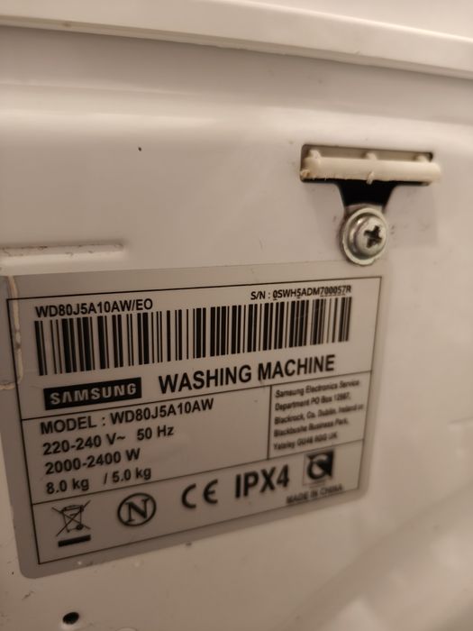 Pralka Samsung Eco bubble 8 kg.stan bardzo dobry