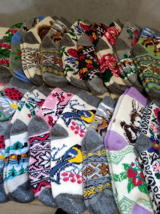 Шкарпетки з натуральної овечої шерсті