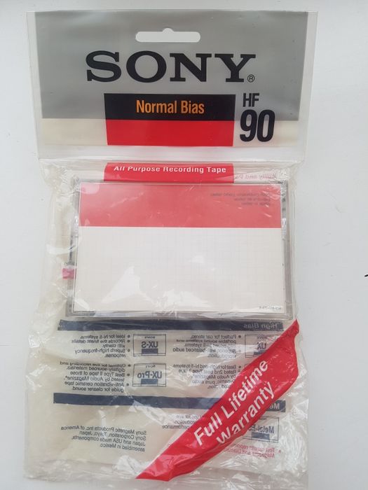 Продается аудио кассета SONY HF90