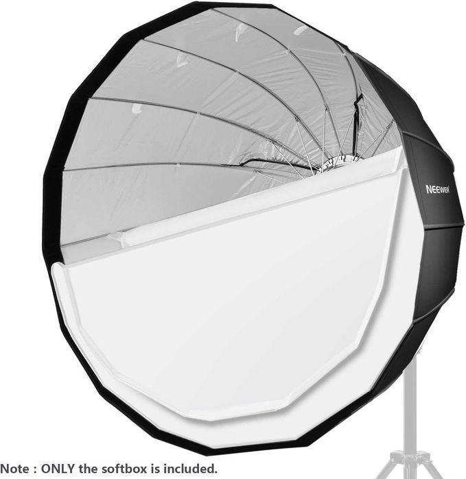 Softbox 120 cm dobrável rápido Bowens Fotografia Canon Nikon Sony