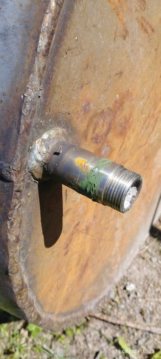 Бочка нержавіюча 450 літрів для опалення (під тиск)