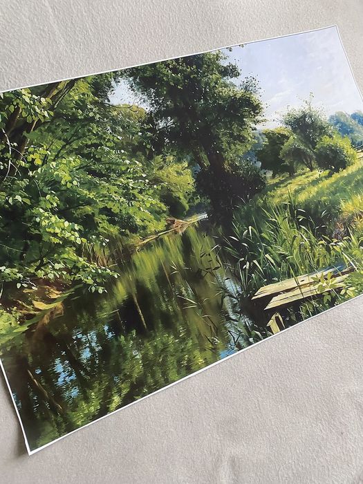 Obrazek na płótnie HD/Home Decor - Village, Countryside (40x60)
