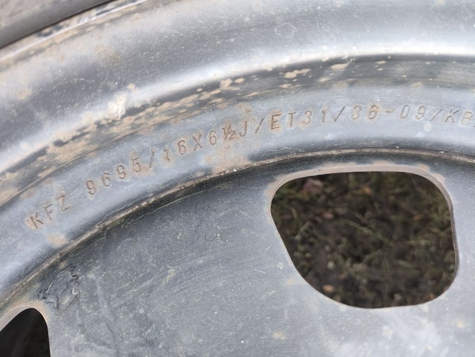 Koła stalowe 4x108 et31 6.5J 16" 205/55/16  Peugot Citroen nr87